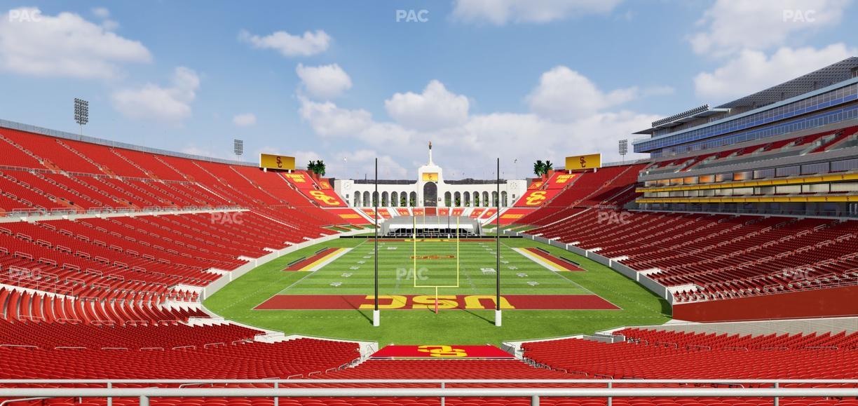 Los Angeles Memorial Coliseum - Section 214 Seat View