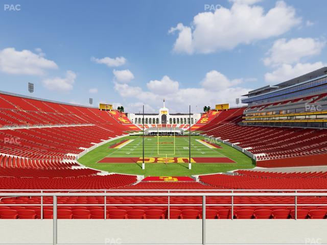 Los Angeles Memorial Coliseum - Section 214 Seat View
