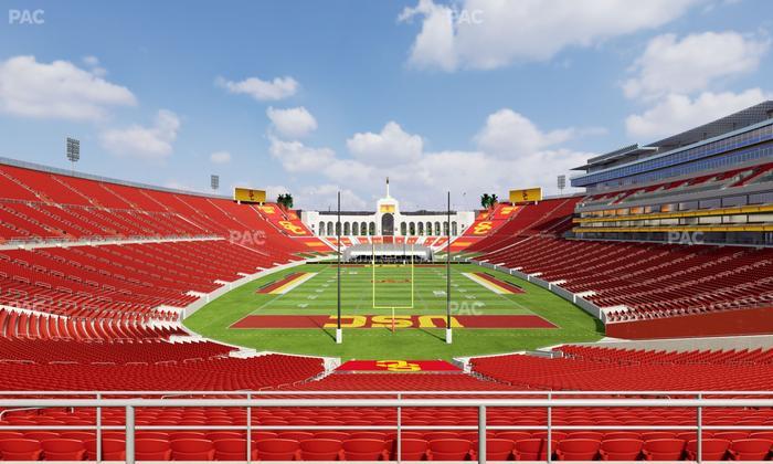 Los Angeles Memorial Coliseum - Section 214 Seat View