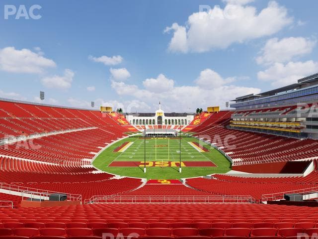 Los Angeles Memorial Coliseum - Section 214 Seat View