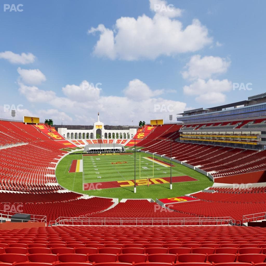 Los Angeles Memorial Coliseum - Section 215 Seat View