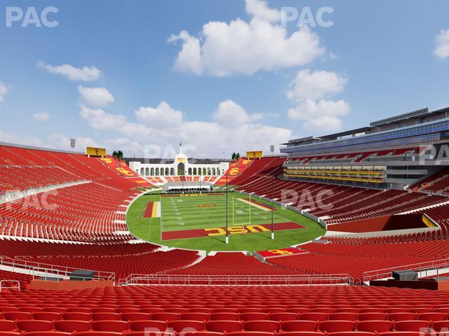 Los Angeles Memorial Coliseum - Section 215 Seat View