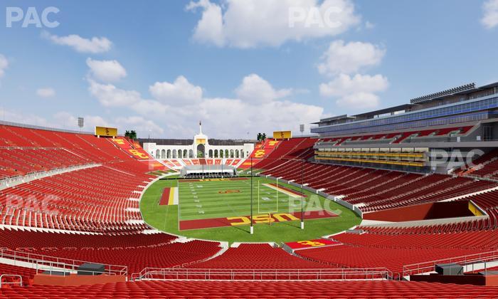 Los Angeles Memorial Coliseum - Section 215 Seat View