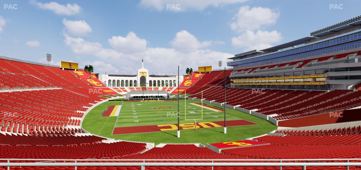 Los Angeles Memorial Coliseum - Section 215 Seat View