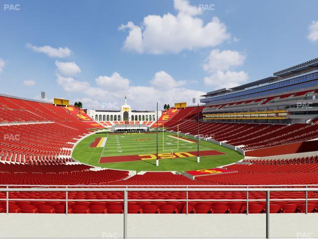 Los Angeles Memorial Coliseum - Section 215 Seat View