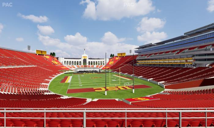 Los Angeles Memorial Coliseum - Section 215 Seat View