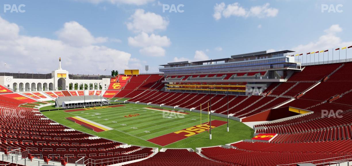 Los Angeles Memorial Coliseum - Section 217 Seat View