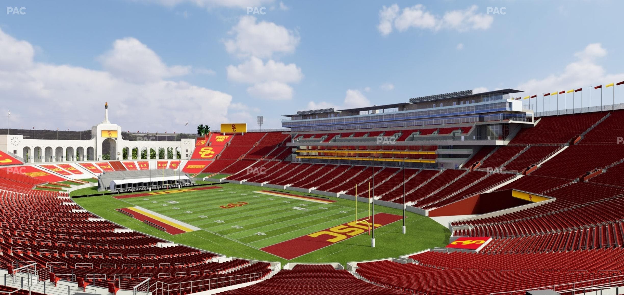 Los Angeles Memorial Coliseum - Section 217 Seat View