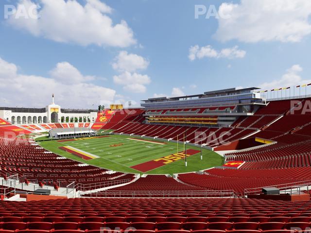 Los Angeles Memorial Coliseum - Section 217 Seat View