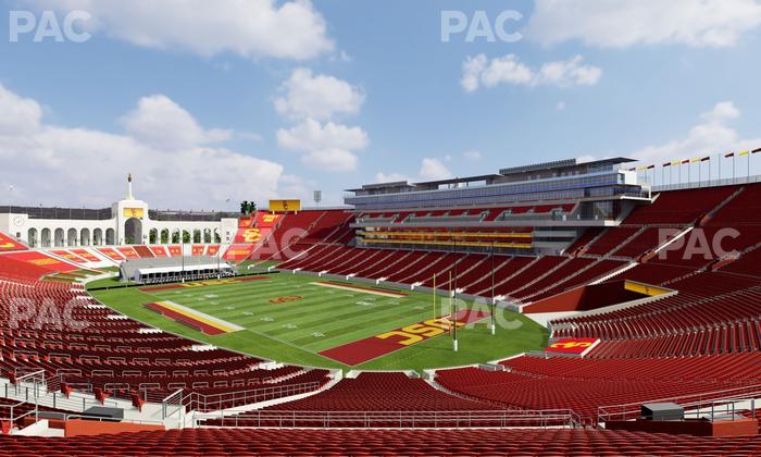 Los Angeles Memorial Coliseum - Section 217 Seat View