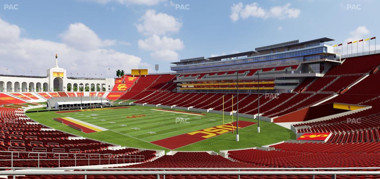 Los Angeles Memorial Coliseum - Section 217 Seat View