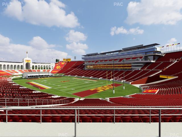 Los Angeles Memorial Coliseum - Section 217 Seat View