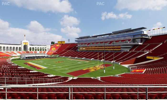 Los Angeles Memorial Coliseum - Section 217 Seat View