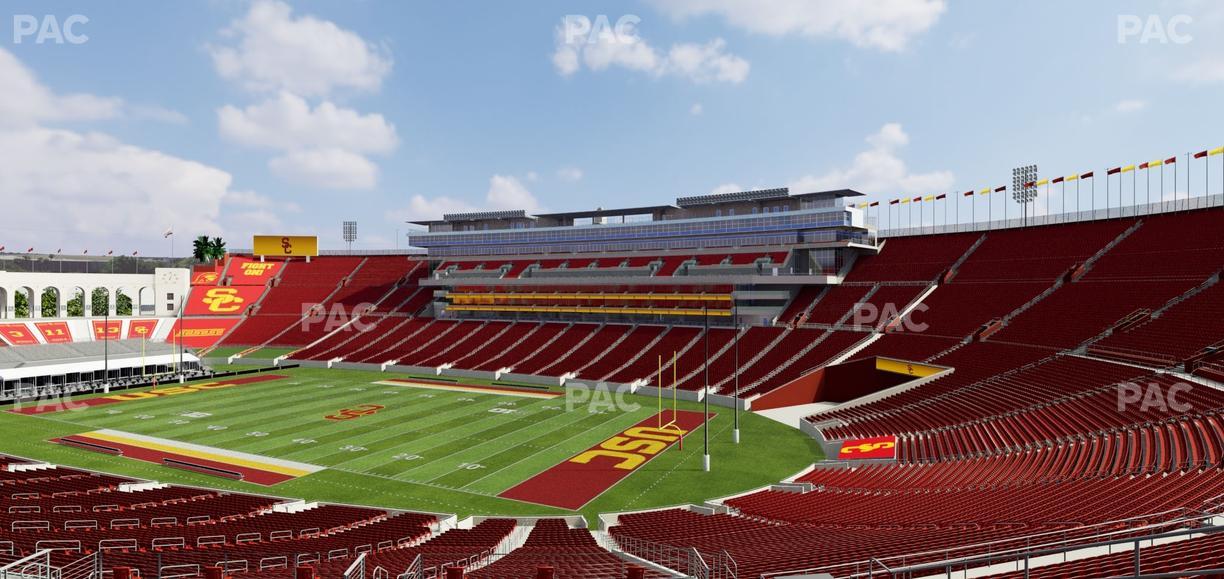 Los Angeles Memorial Coliseum - Section 218 A Seat View