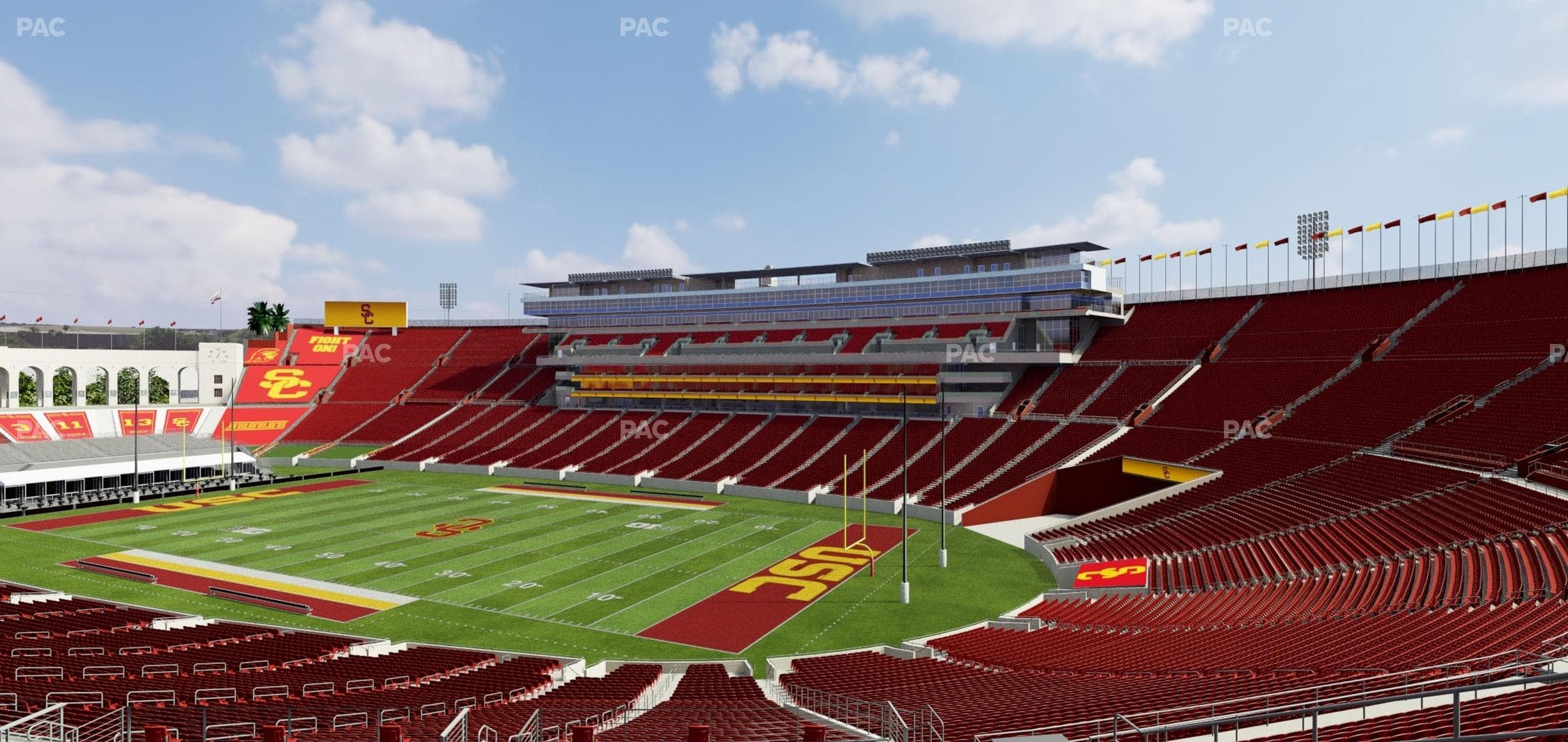 Los Angeles Memorial Coliseum - Section 218 A Seat View
