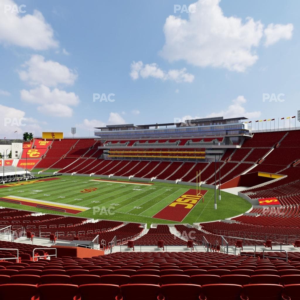 Los Angeles Memorial Coliseum - Section 218 B Seat View