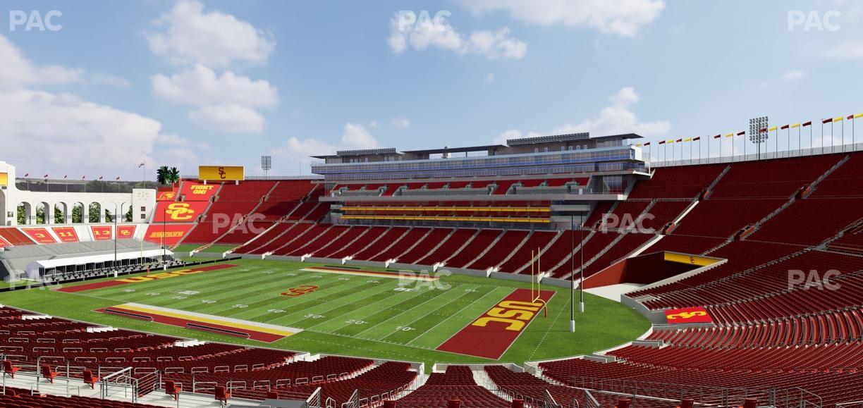 Los Angeles Memorial Coliseum - Section 218 B Seat View