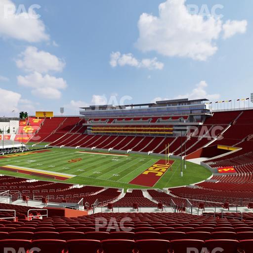 Los Angeles Memorial Coliseum - Section 218 B Seat View