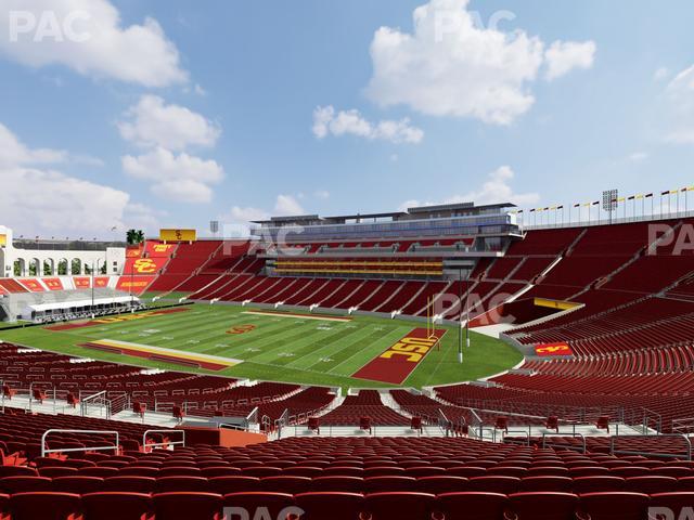 Los Angeles Memorial Coliseum - Section 218 B Seat View