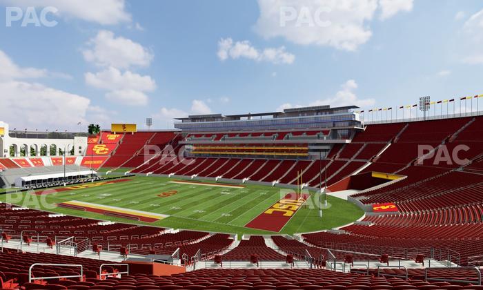 Los Angeles Memorial Coliseum - Section 218 B Seat View