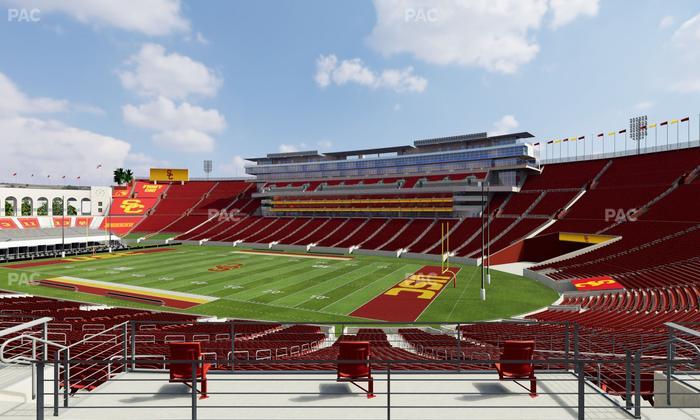 Los Angeles Memorial Coliseum - Section 218 B Seat View