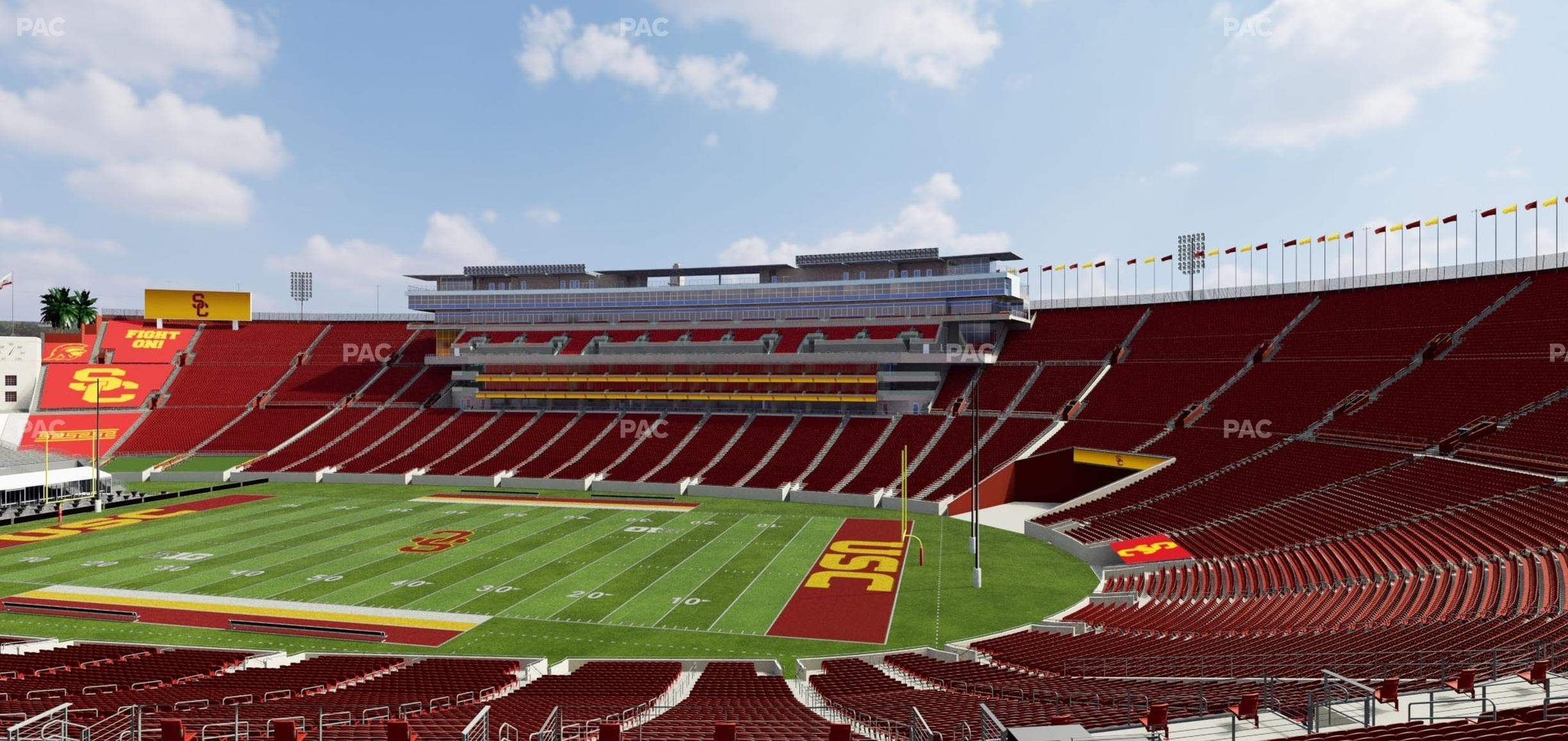 Los Angeles Memorial Coliseum - Section 219 A Seat View