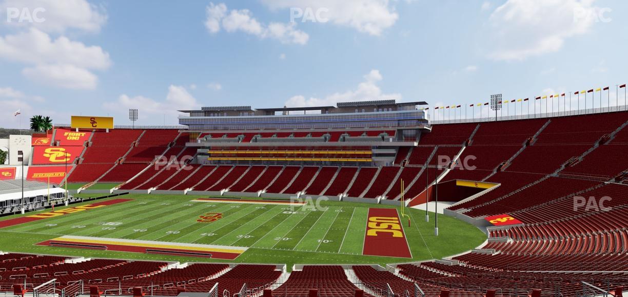 Los Angeles Memorial Coliseum - Section 219 B Seat View