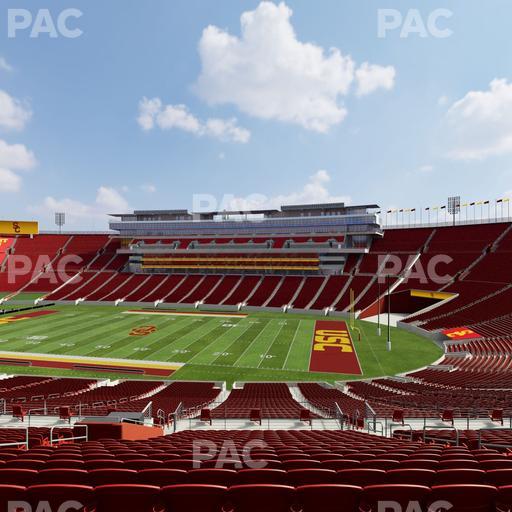 Los Angeles Memorial Coliseum - Section 219 B Seat View