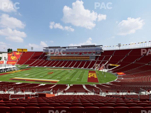 Los Angeles Memorial Coliseum - Section 219 B Seat View