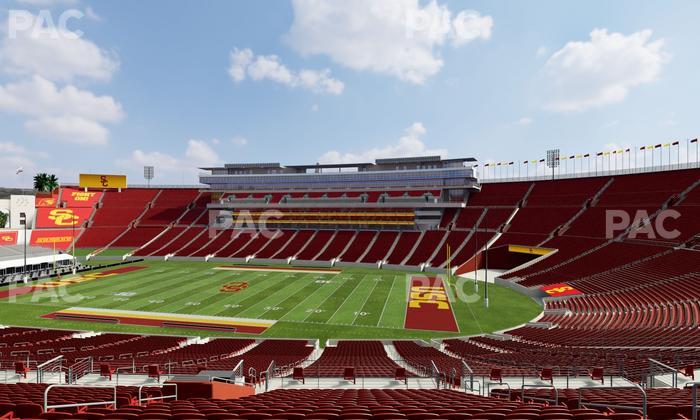 Los Angeles Memorial Coliseum - Section 219 B Seat View