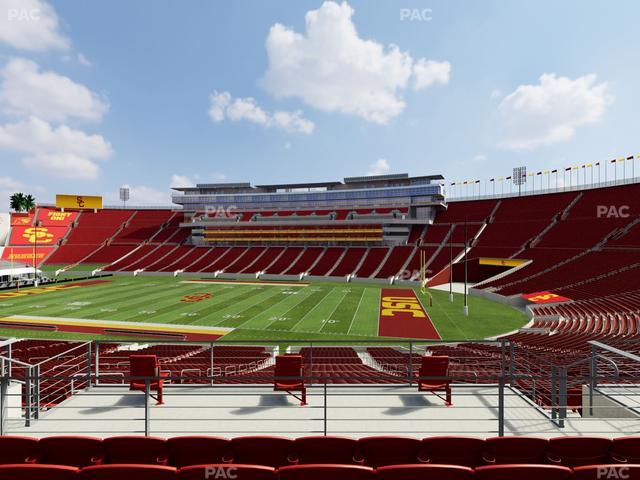 Los Angeles Memorial Coliseum - Section 219 B Seat View