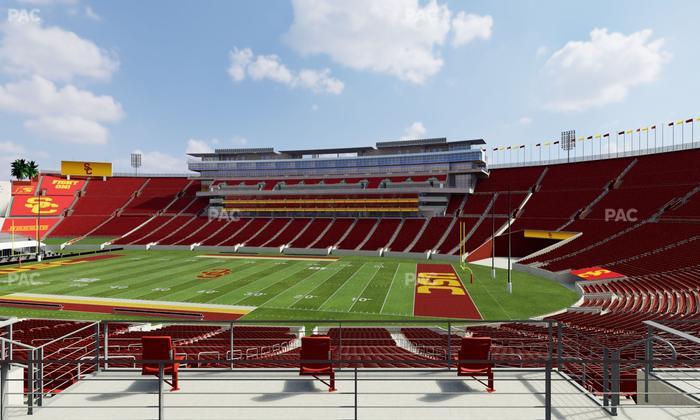 Los Angeles Memorial Coliseum - Section 219 B Seat View