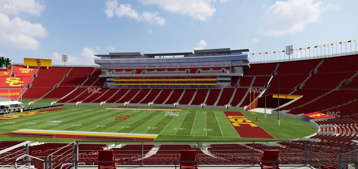 Los Angeles Memorial Coliseum - Section 220 A Seat View