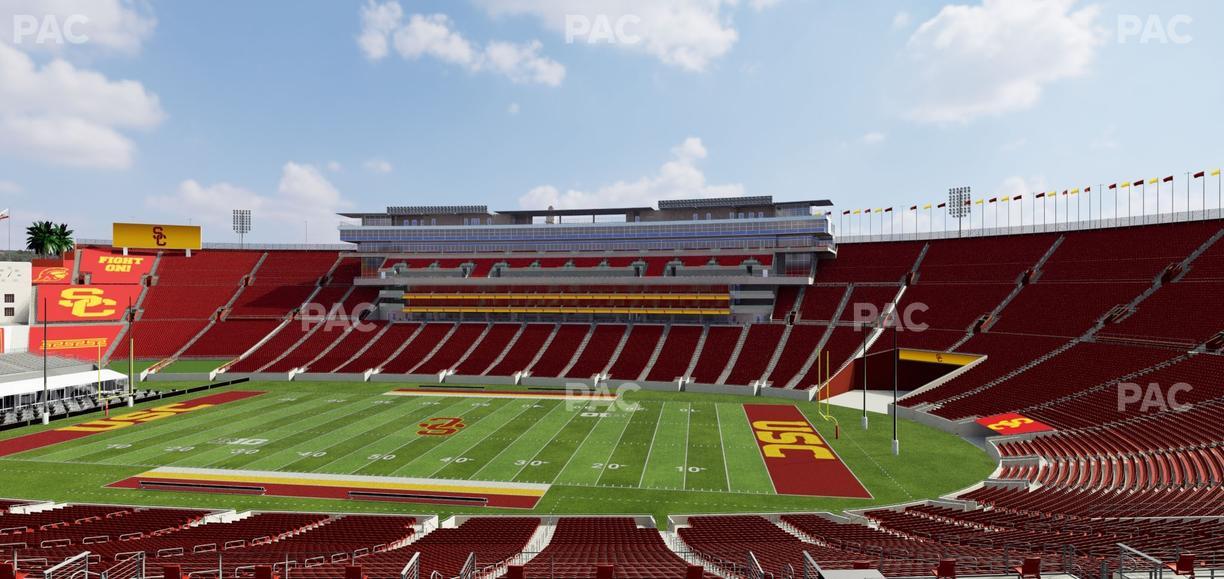 Los Angeles Memorial Coliseum - Section 220 A Seat View