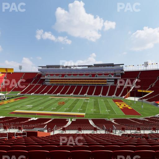 Los Angeles Memorial Coliseum - Section 220 B Seat View