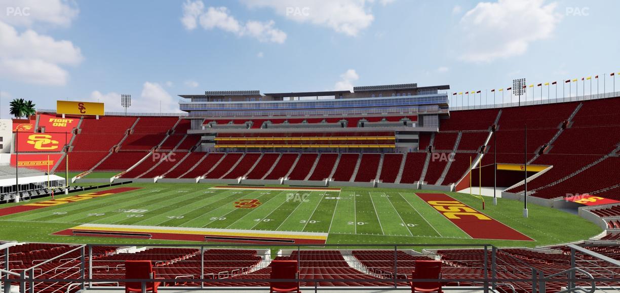 Los Angeles Memorial Coliseum - Section 220 B Seat View
