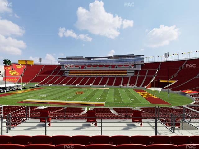 Los Angeles Memorial Coliseum - Section 220 B Seat View