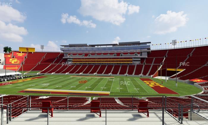 Los Angeles Memorial Coliseum - Section 220 B Seat View