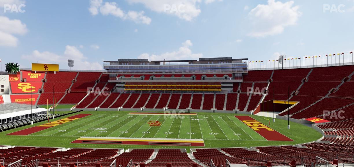 Los Angeles Memorial Coliseum - Section 221 A Seat View