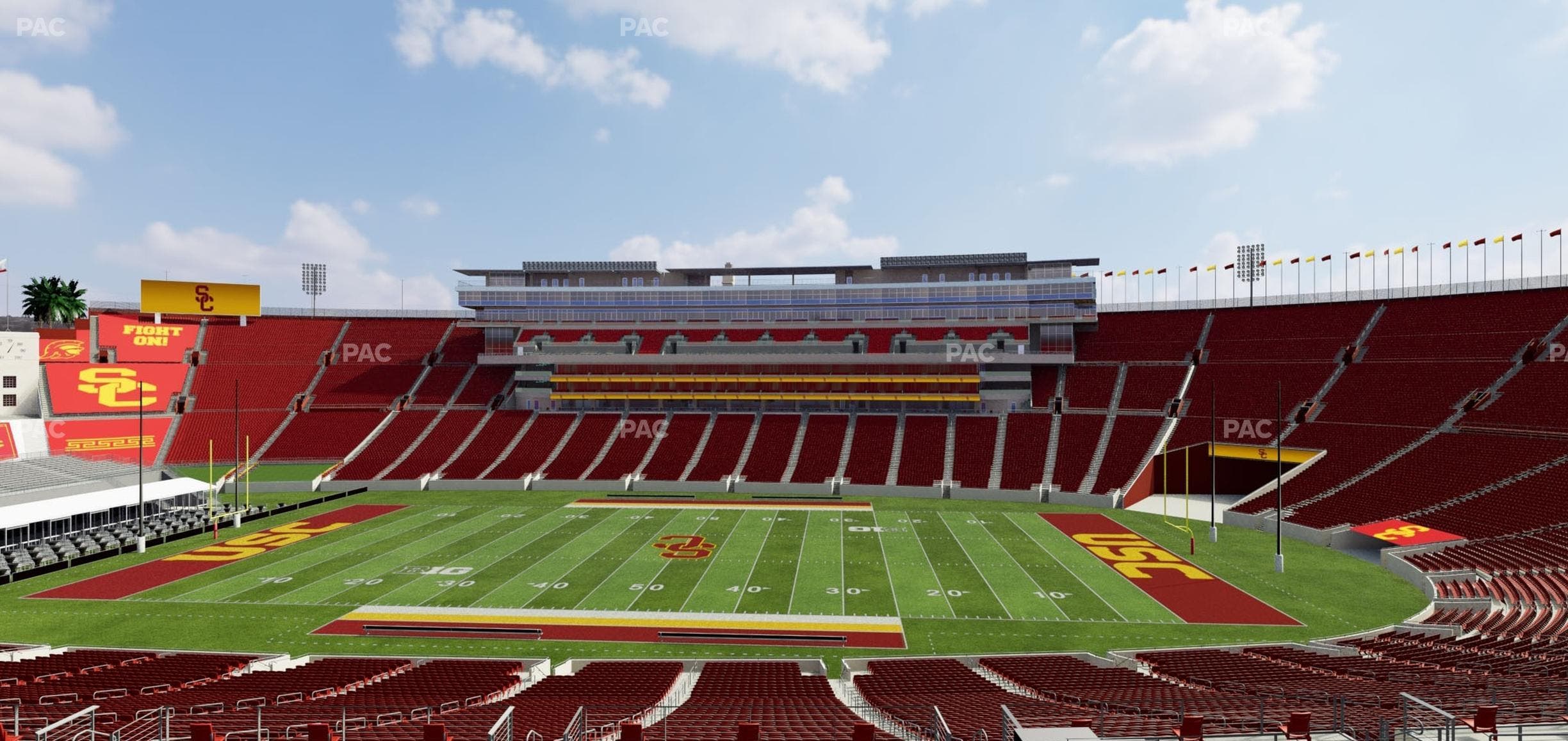 Los Angeles Memorial Coliseum - Section 221 A Seat View