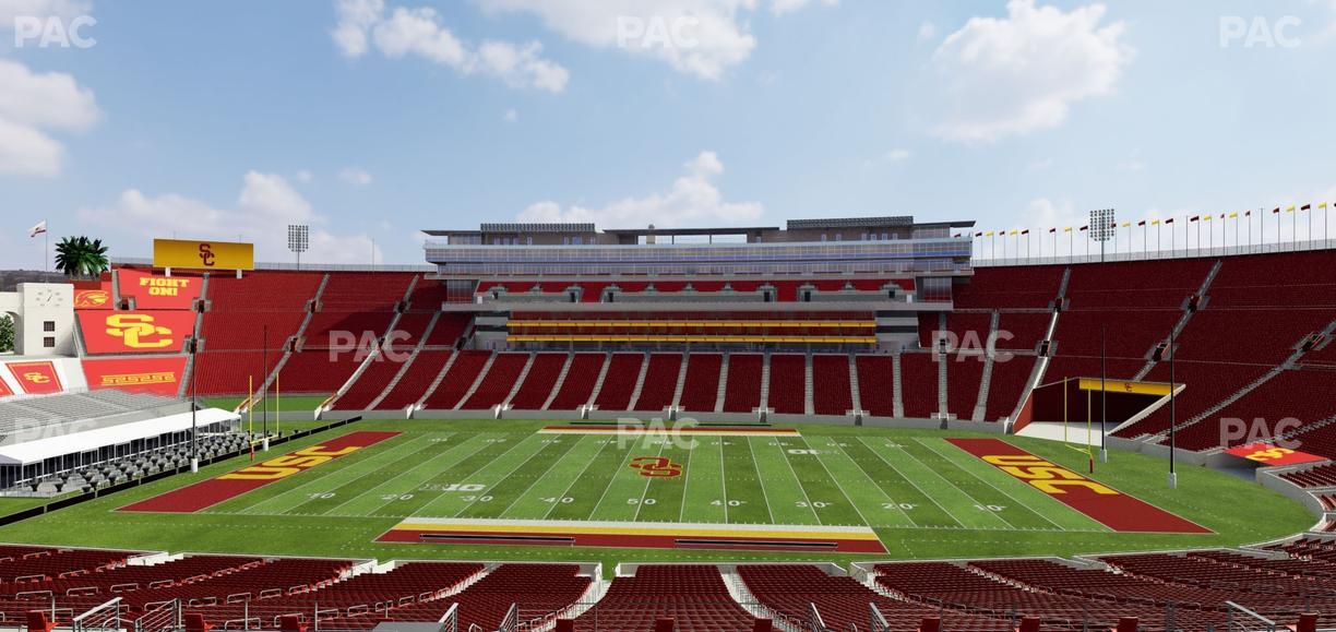 Los Angeles Memorial Coliseum - Section 221 B Seat View