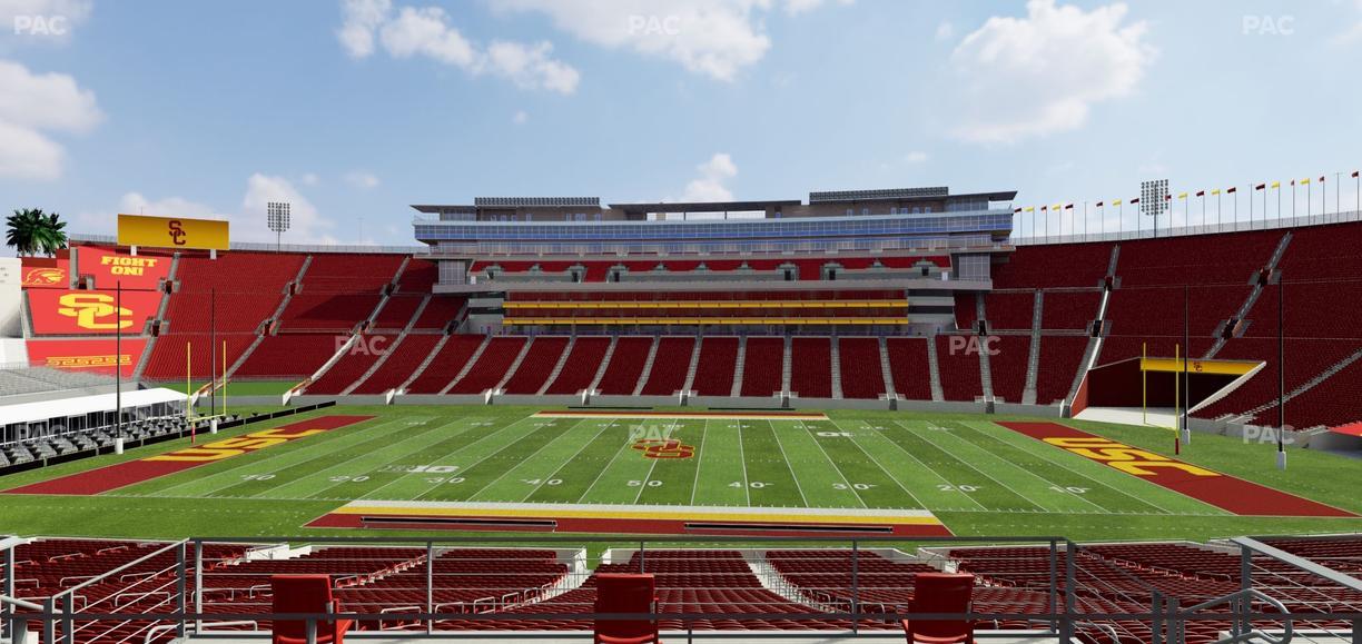 Los Angeles Memorial Coliseum - Section 221 B Seat View