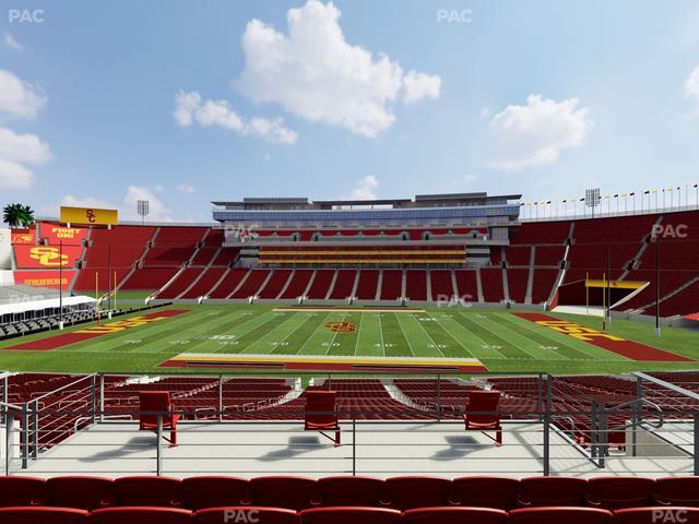 Los Angeles Memorial Coliseum - Section 221 B Seat View