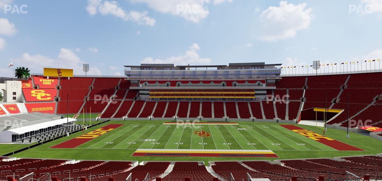 Los Angeles Memorial Coliseum - Section 222 A Seat View