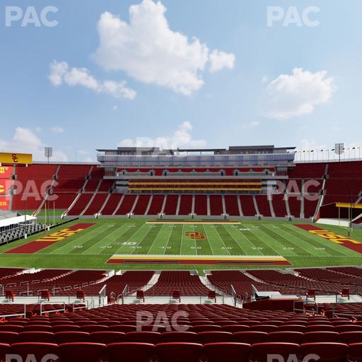 Los Angeles Memorial Coliseum - Section 222 A Seat View