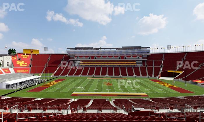 Los Angeles Memorial Coliseum - Section 222 A Seat View