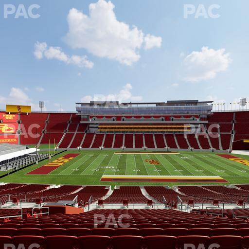 Los Angeles Memorial Coliseum - Section 222 B Seat View