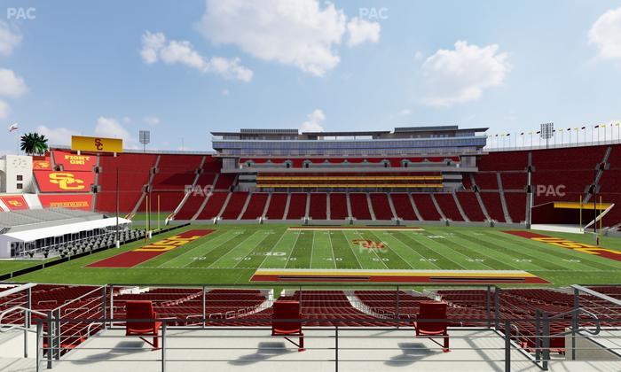 Los Angeles Memorial Coliseum - Section 222 B Seat View