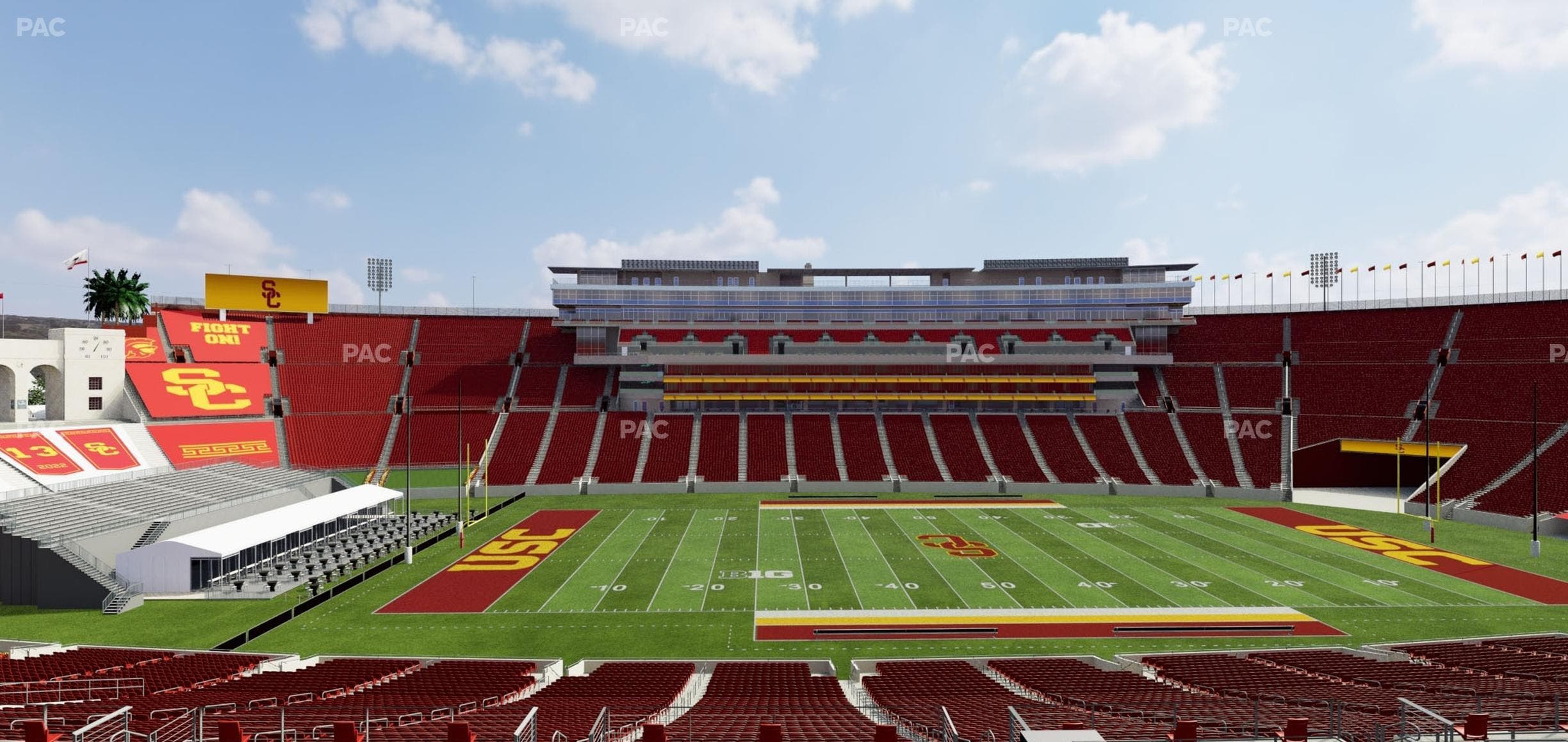 Los Angeles Memorial Coliseum - Section 223 A Seat View