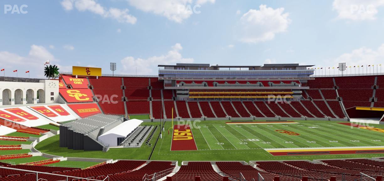 Los Angeles Memorial Coliseum - Section 224 B Seat View